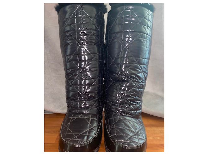 Botas Moon Dior de charol negro - vista 3