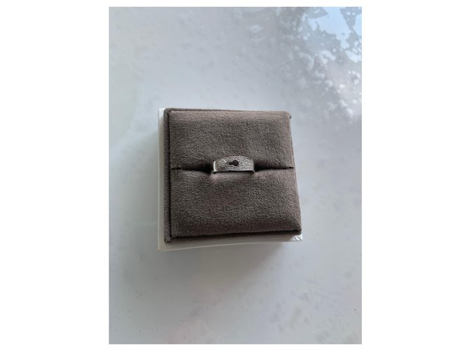Dinh Van Diamant Lock Ring aus Weißgold - Ansicht 2