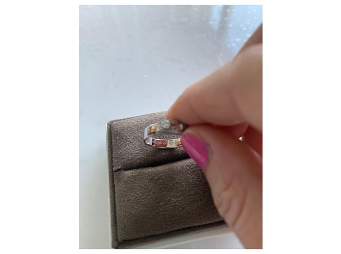 Dinh Van Diamant Lock Ring aus Weißgold - Ansicht 3