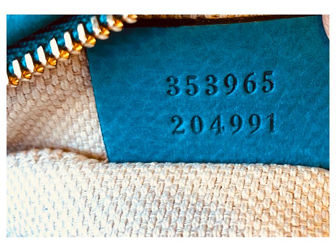 Gucci Mini catena in pelle Soho Nabuk - vista 6