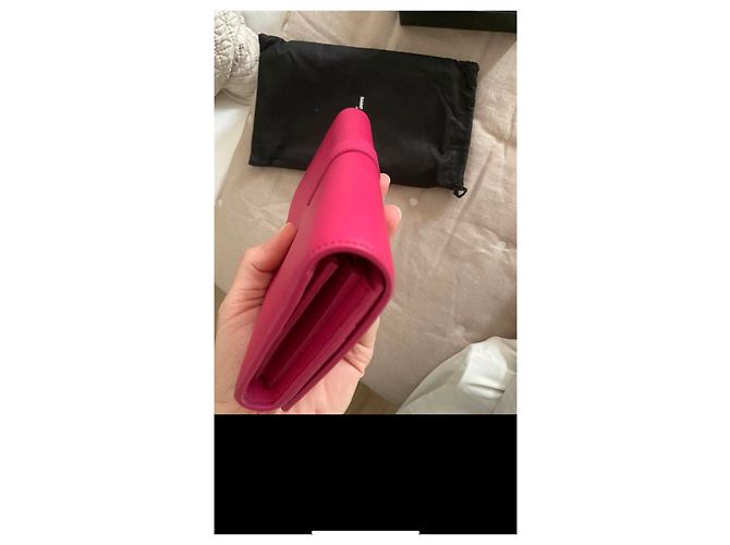 Cartera Saint Laurent de piel rosa - vista 4