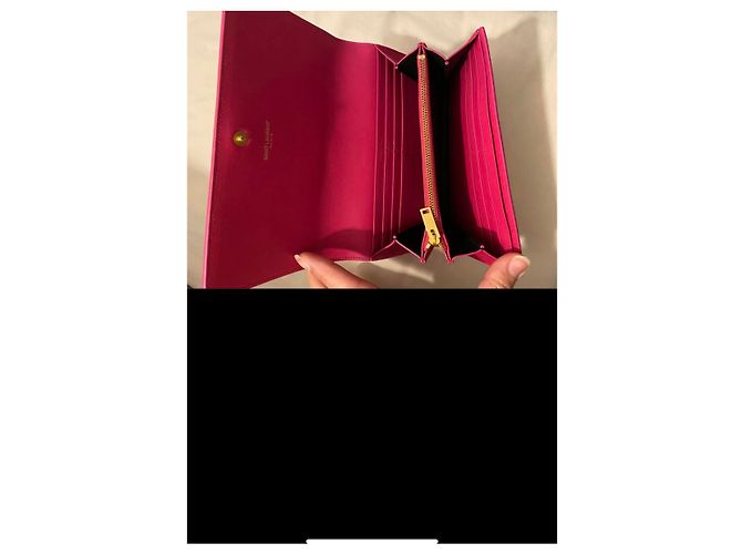 Cartera Saint Laurent de piel rosa - vista 6