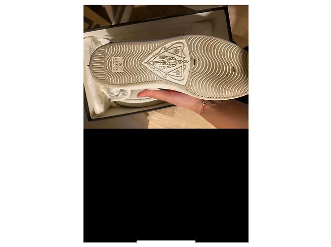 Sneakers Gucci in pelle bianca Bianco - vista 4