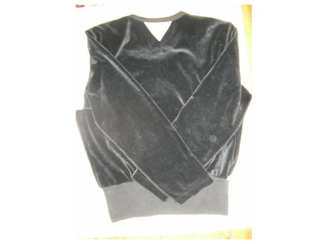 Sonia Rykiel Sudadera estampada B / N, taille m. - vista 3