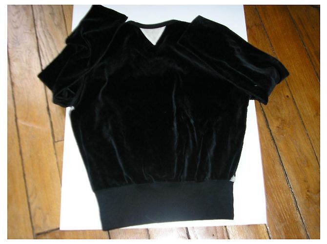 Sonia Rykiel Sudadera estampada B / N, taille m. - vista 6