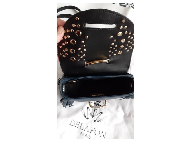 Delphine Delafon Borse Blu D'oro - vista 8
