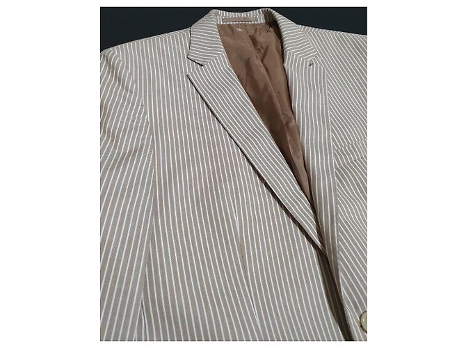 Blazer Hugo Boss in cotone a righe Multicolore - vista 2