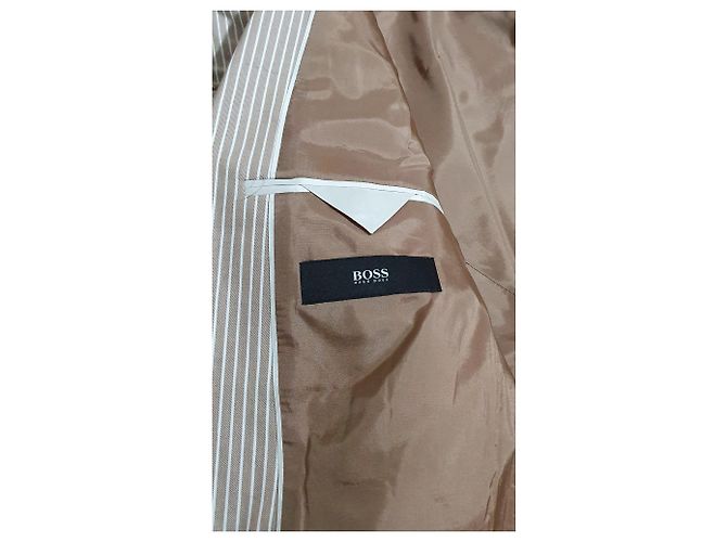 Blazer Hugo Boss in cotone a righe Multicolore - vista 5