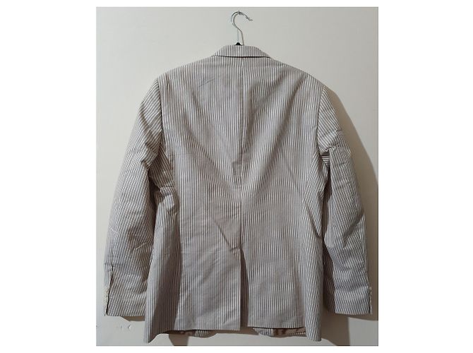 Blazer Hugo Boss in cotone a righe Multicolore - vista 7