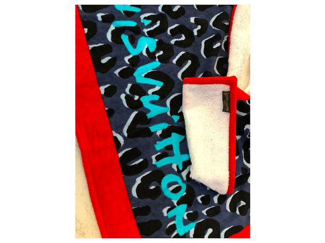 Serviette de plage Louis Vuitton à pois Multicolore - vue 3