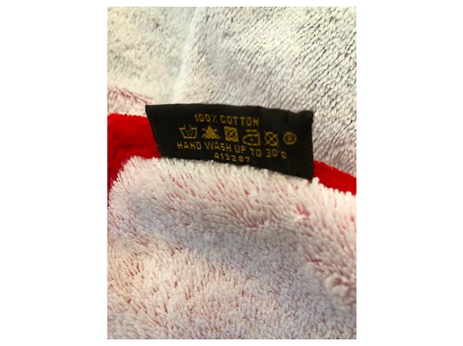 Serviette de plage Louis Vuitton à pois Multicolore - vue 6