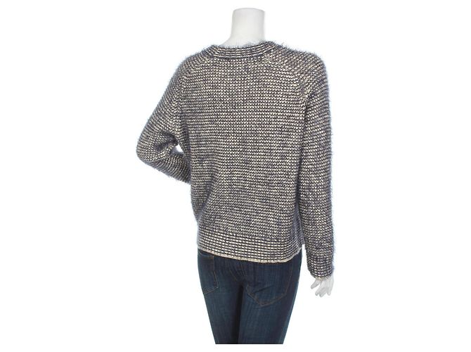 Maglione Samsoe & Samsoe blu e bianco - vista 2