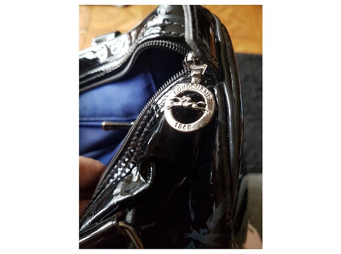 Longchamp Boston Tasche 30 Schwarz - Ansicht 9