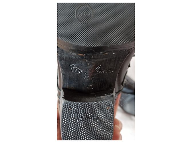Free Lance Cowboystiefel aus schwarzem Leder - Ansicht 6