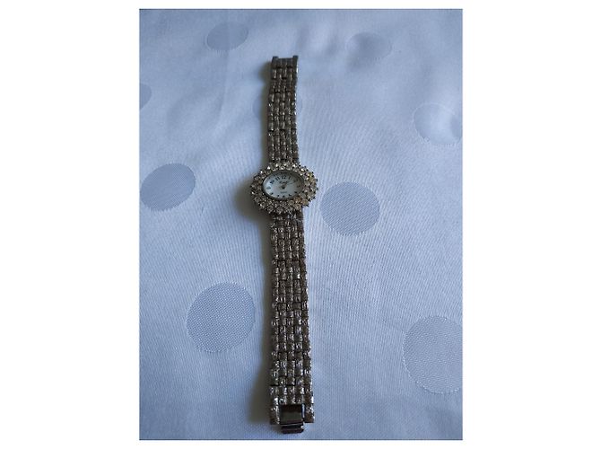 Autre Marque Xanadu Uhr aus Silber mit Steinen - Ansicht 2