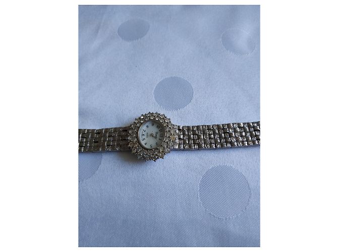 Autre Marque Xanadu Uhr aus Silber mit Steinen - Ansicht 3