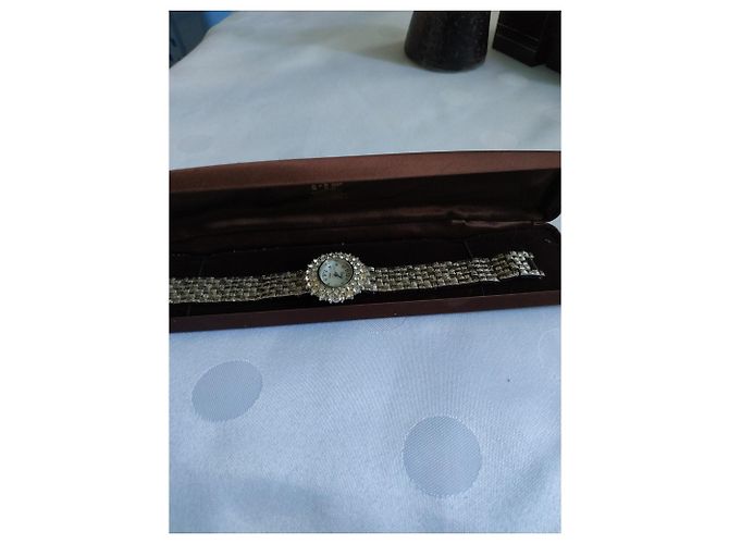Autre Marque Xanadu Uhr aus Silber mit Steinen - Ansicht 6
