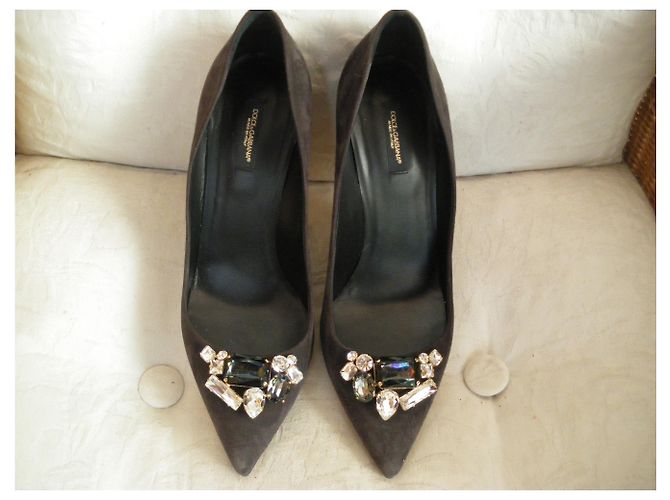 Dolce & Gabbana Pumps aus Hirschleder Schwarz 41 IT - Ansicht 2