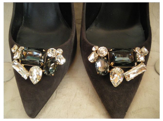 Dolce & Gabbana Pumps aus Hirschleder Schwarz 41 IT - Ansicht 3