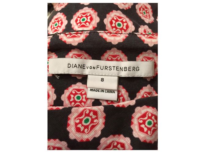 Diane Von Furstenberg DvF Zoe Mock Wickelkleid Mehrfarben - Ansicht 10
