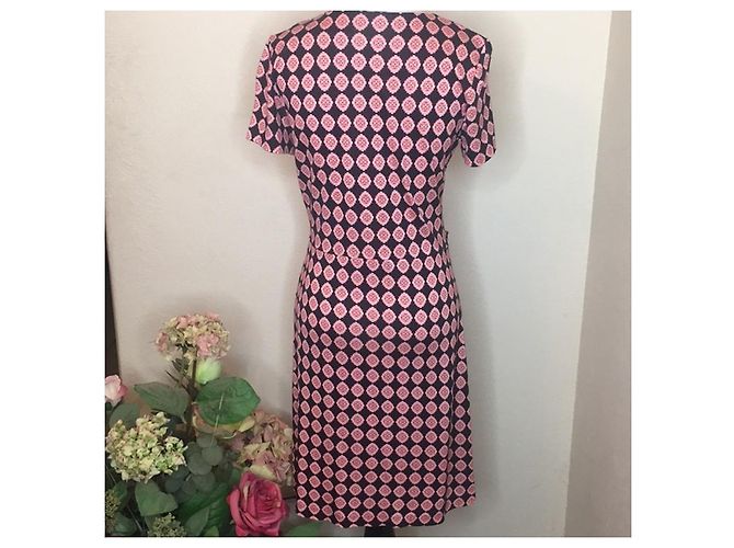 Diane Von Furstenberg DvF Zoe Mock Wickelkleid Mehrfarben - Ansicht 2