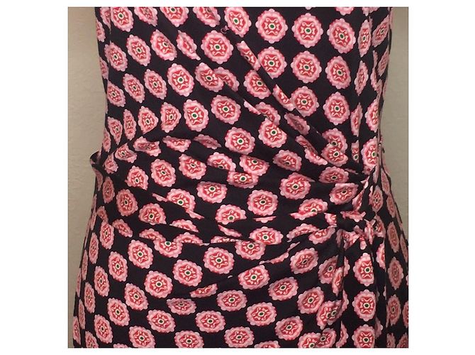 Diane Von Furstenberg DvF Zoe Mock Wickelkleid Mehrfarben - Ansicht 3