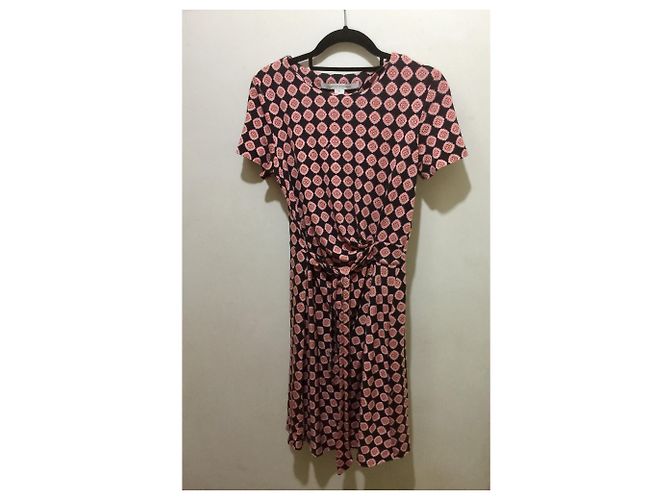 Diane Von Furstenberg DvF Zoe Mock Wickelkleid Mehrfarben - Ansicht 7