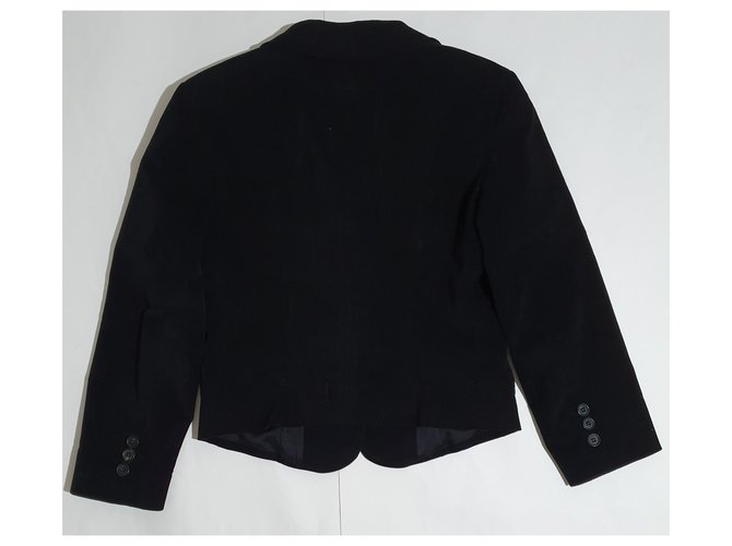 Blazer Weekend Max Mara Nero Cotone Elastan - vista 3