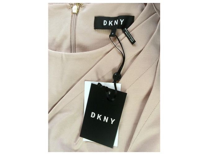 Vestido ajustado nude DKNY Carne - vista 6