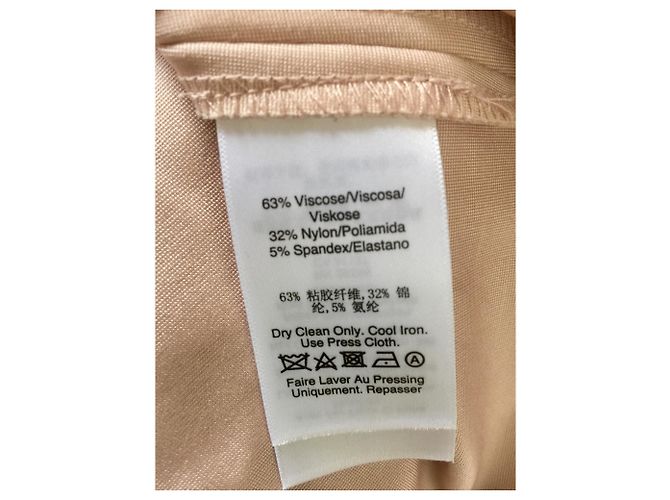 Vestido ajustado nude DKNY Carne - vista 8