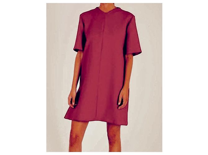 Marni Rotes Wollkleid Bordeaux - Ansicht 5