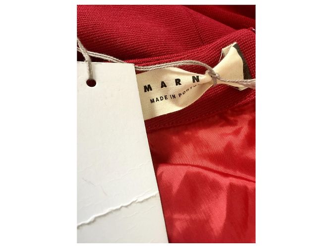 Marni Rotes Wollkleid Bordeaux - Ansicht 9