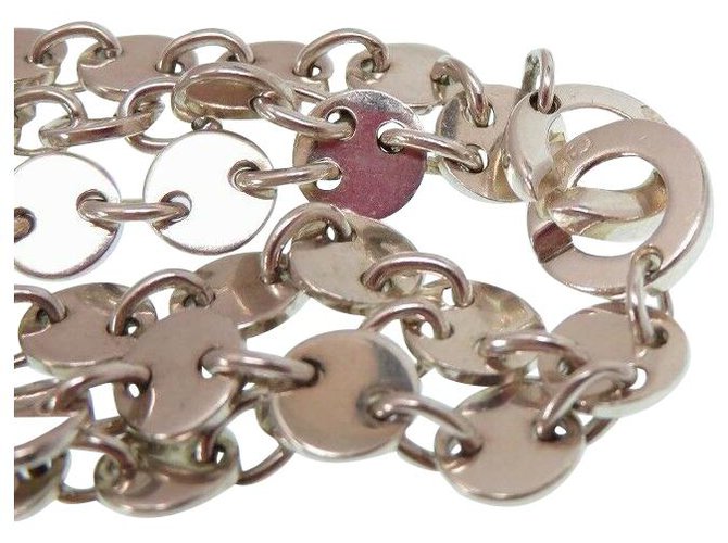 Hermès vintage necklace Silvery Silver ref.175632 - Joli Closet