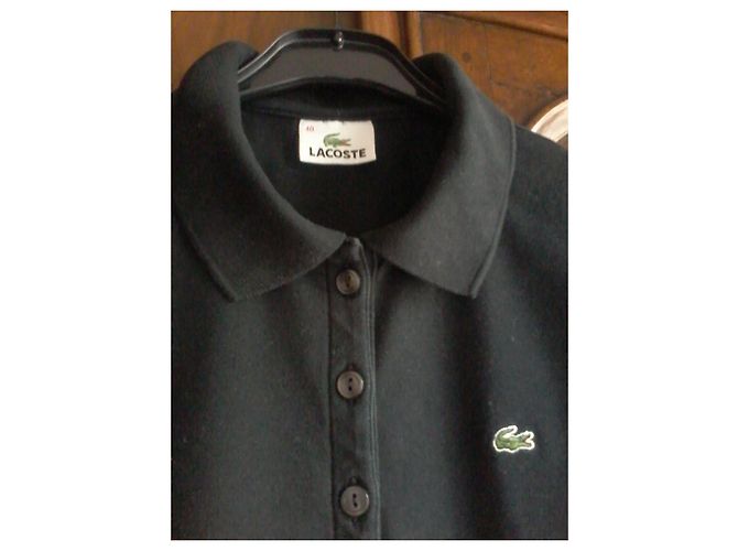 Lacoste Poloshirt aus Baumwolle schwarz kurzarm - Ansicht 2