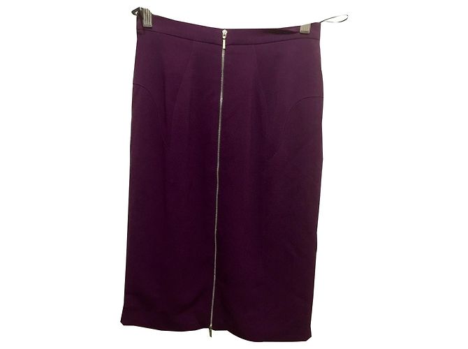 Falda lápiz morada Thierry Mugler Púrpura - vista 2