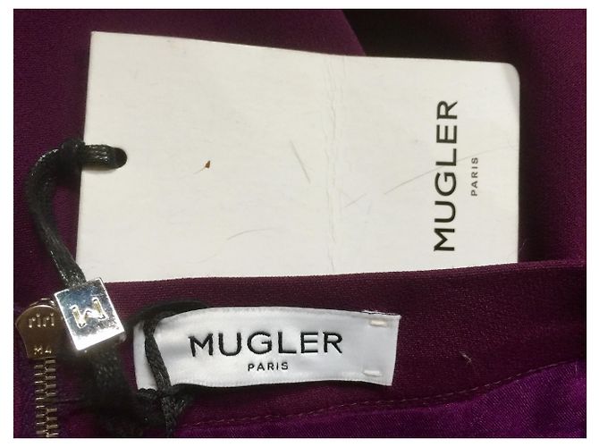 Falda lápiz morada Thierry Mugler Púrpura - vista 5
