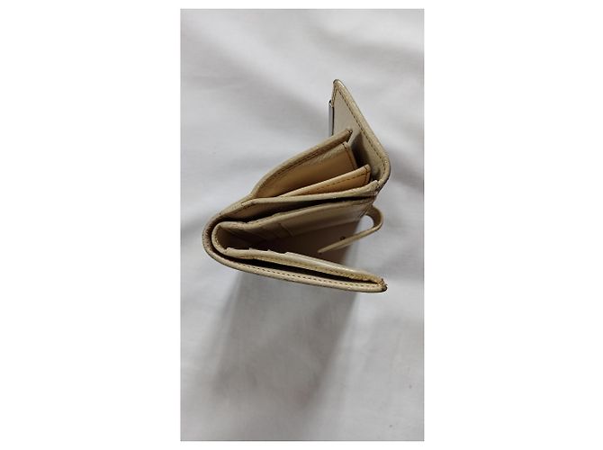 Portafoglio Gucci Monogramma e Pelle Beige - vista 5