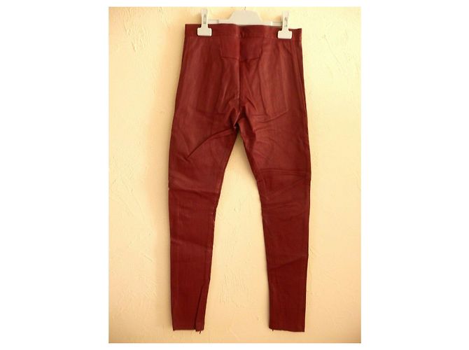 Leggings Maje Admiral de piel roja - vista 4