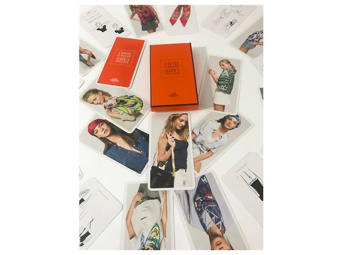 Hermès viel von 22 Karten binden Mehrfarben - Ansicht 3