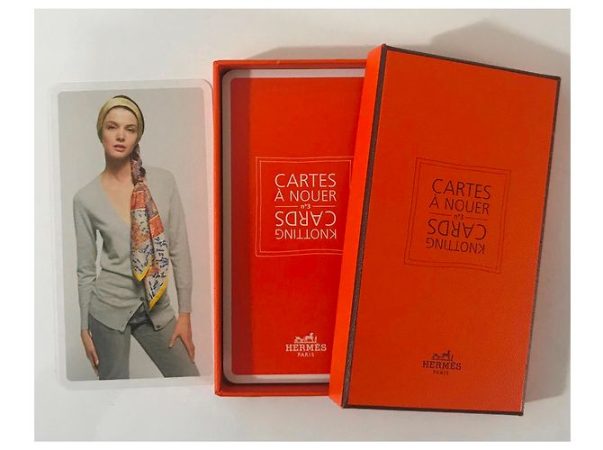 Hermès viel von 22 Karten binden Mehrfarben - Ansicht 4