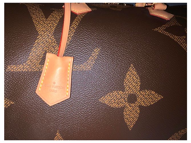 Louis Vuitton Speedy 30 Monogram Giant Reverse Marrone - vista 4