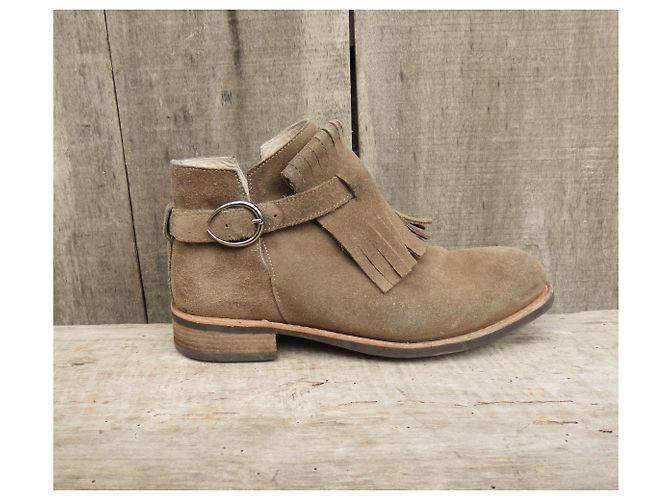 Botines Paraboot Beige Ante - vista 3
