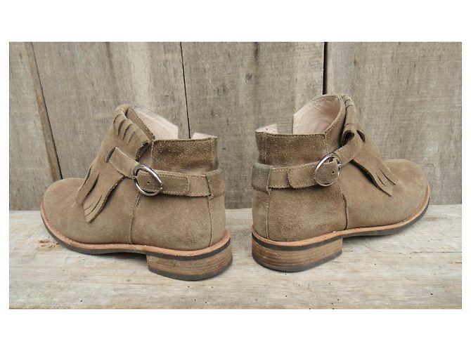 Botines Paraboot Beige Ante - vista 5