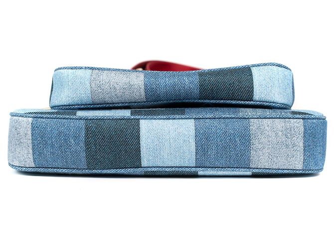 Multi Pochette Multi-Pochette Edición limitada Louis Vuitton en Denim, ¡Nueva condición! Roja Azul - vista 12
