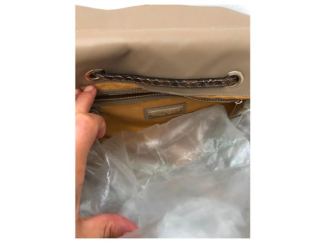 Jimmy Choo Rosalie Python Handtasche Beige - Ansicht 5