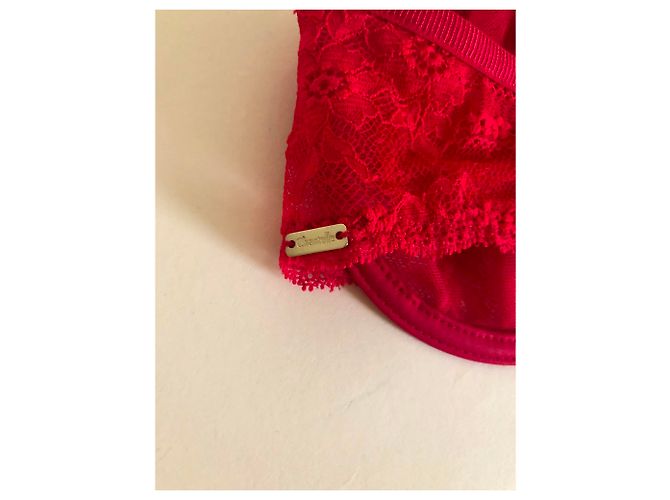 Autre Marque Conjunto de lencería Chantelle Rojo Lycra Roja - vista 6