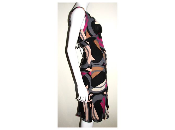 Diane Von Furstenberg Vestido de seda Clooney de DvF Multicolor - vista 3