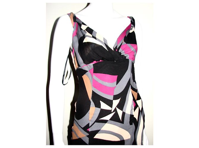 Diane Von Furstenberg Vestido de seda Clooney de DvF Multicolor - vista 4
