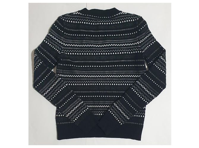 Jersey Hugo Boss Blanco y Negro de Algodón - vista 3