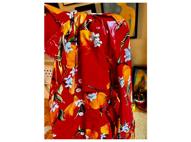 Gabardina corta de algodón encerado Dolce & Gabbana Multicolor - vista 11